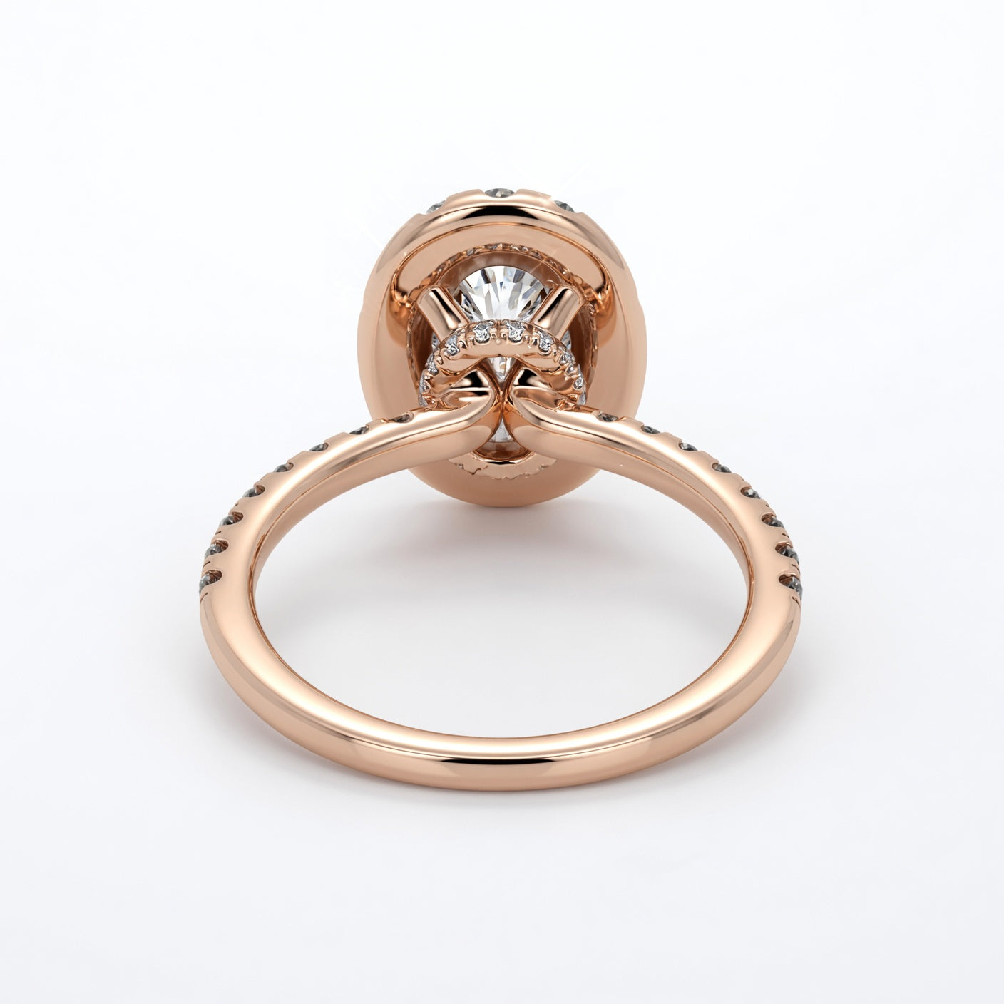 Syrma Halo Engagement Ring
