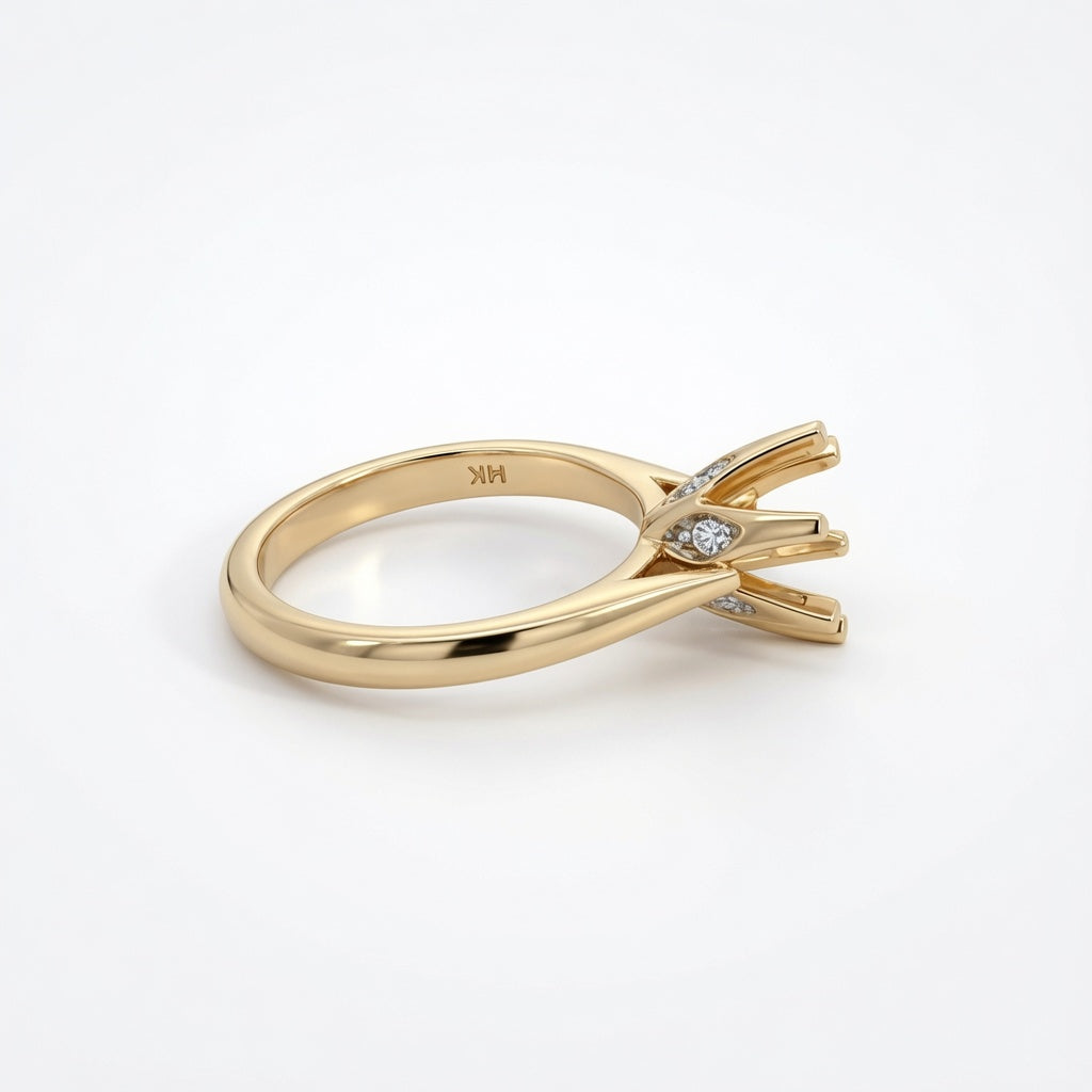 Altair Lab Diamond Semi-Mount Engagement Ring