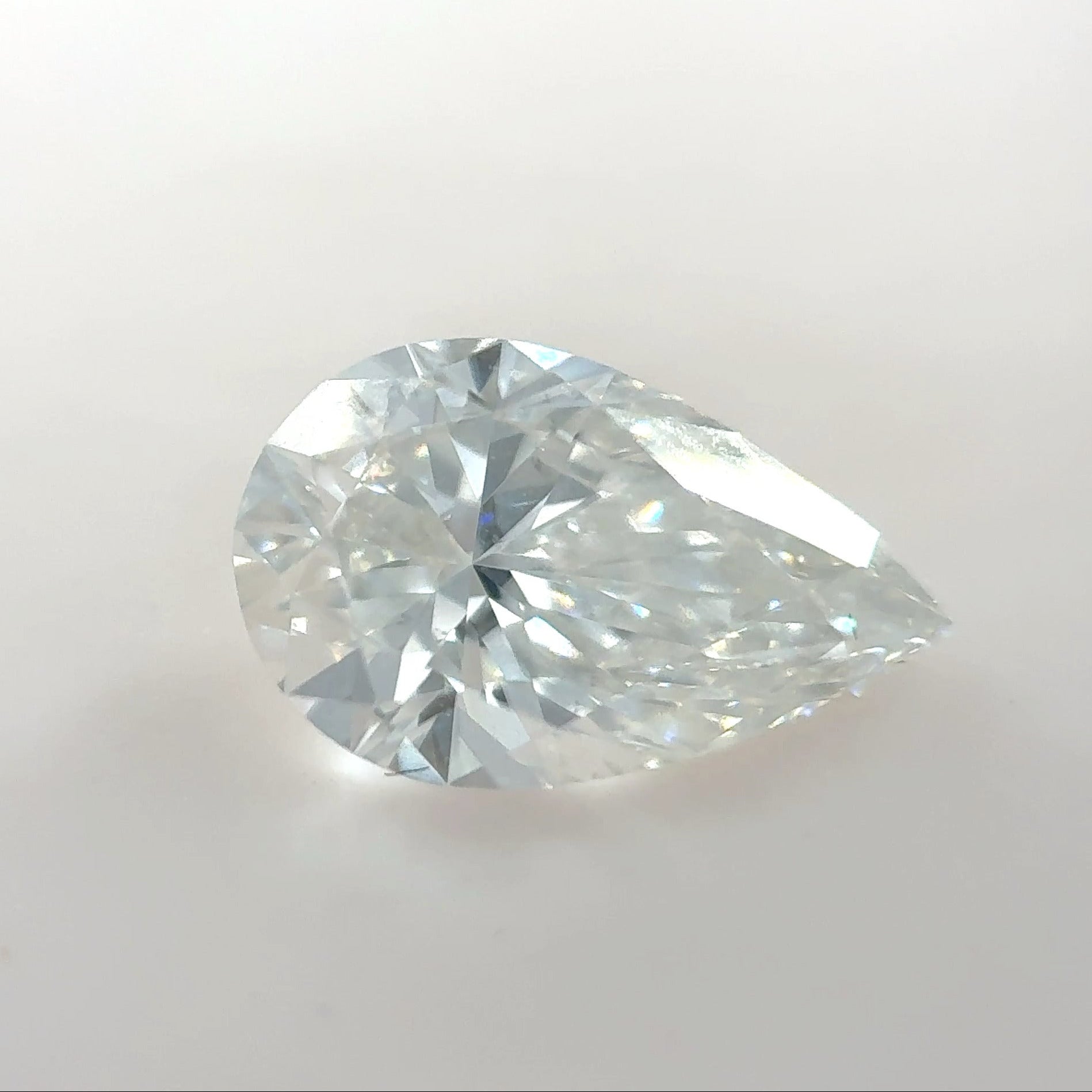 IGI 1.36CT F VS1 Pear Brilliant Lab-Grown Diamond