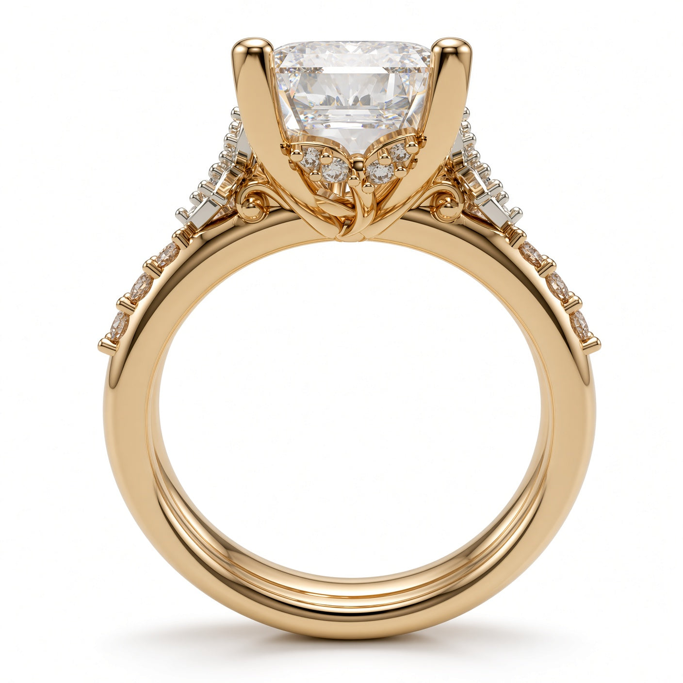The Wildflower Bridal Engagement Ring