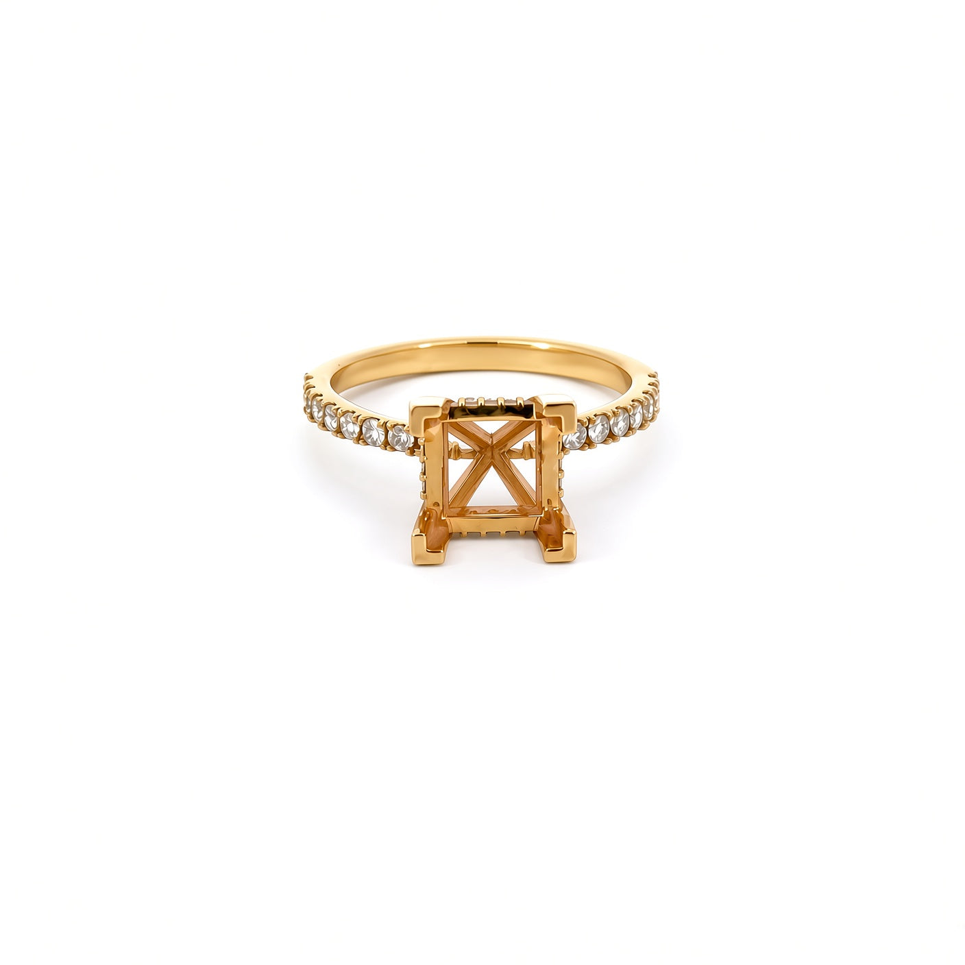 Astoria Lab Diamond Semi-Mount Engagement Ring