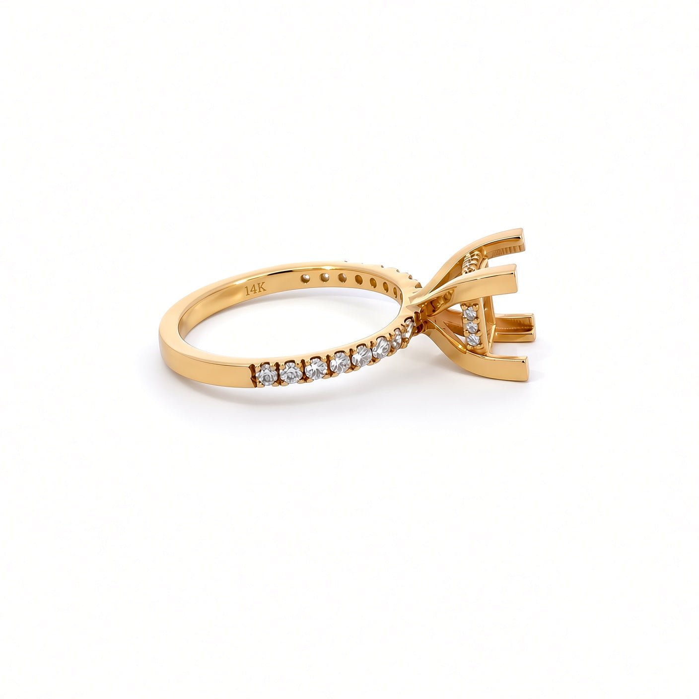 Astoria Lab Diamond Semi-Mount Engagement Ring