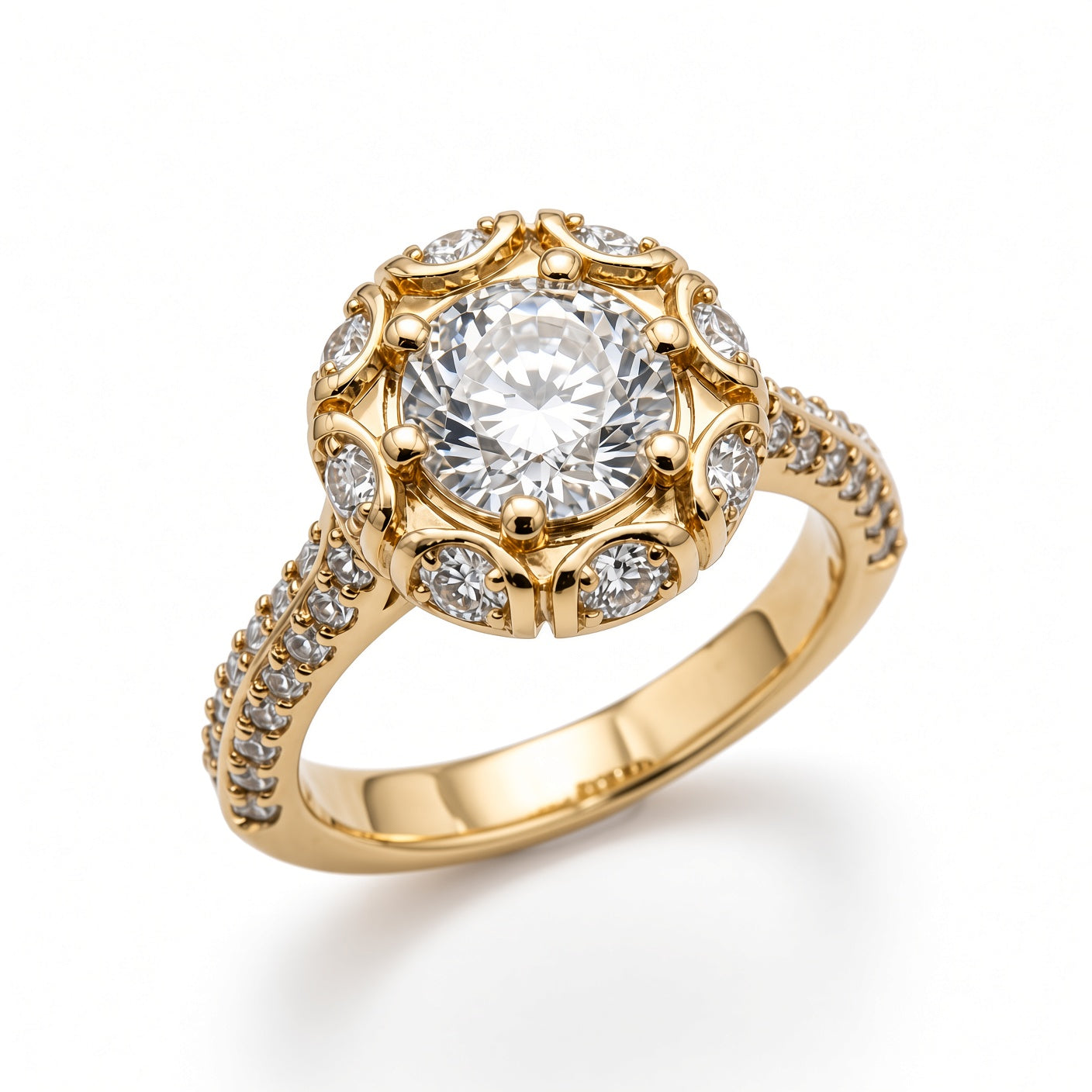 The Cloud Bridal Engagement Ring