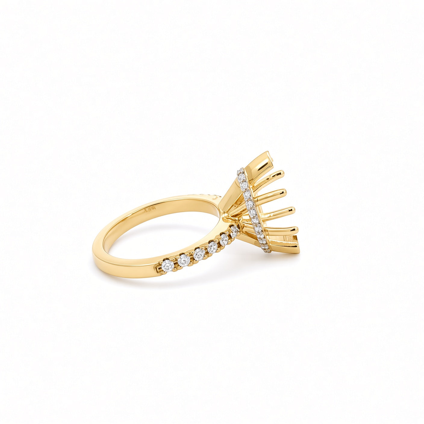 The Vesper Lab Diamond Semi-Mount Ring
