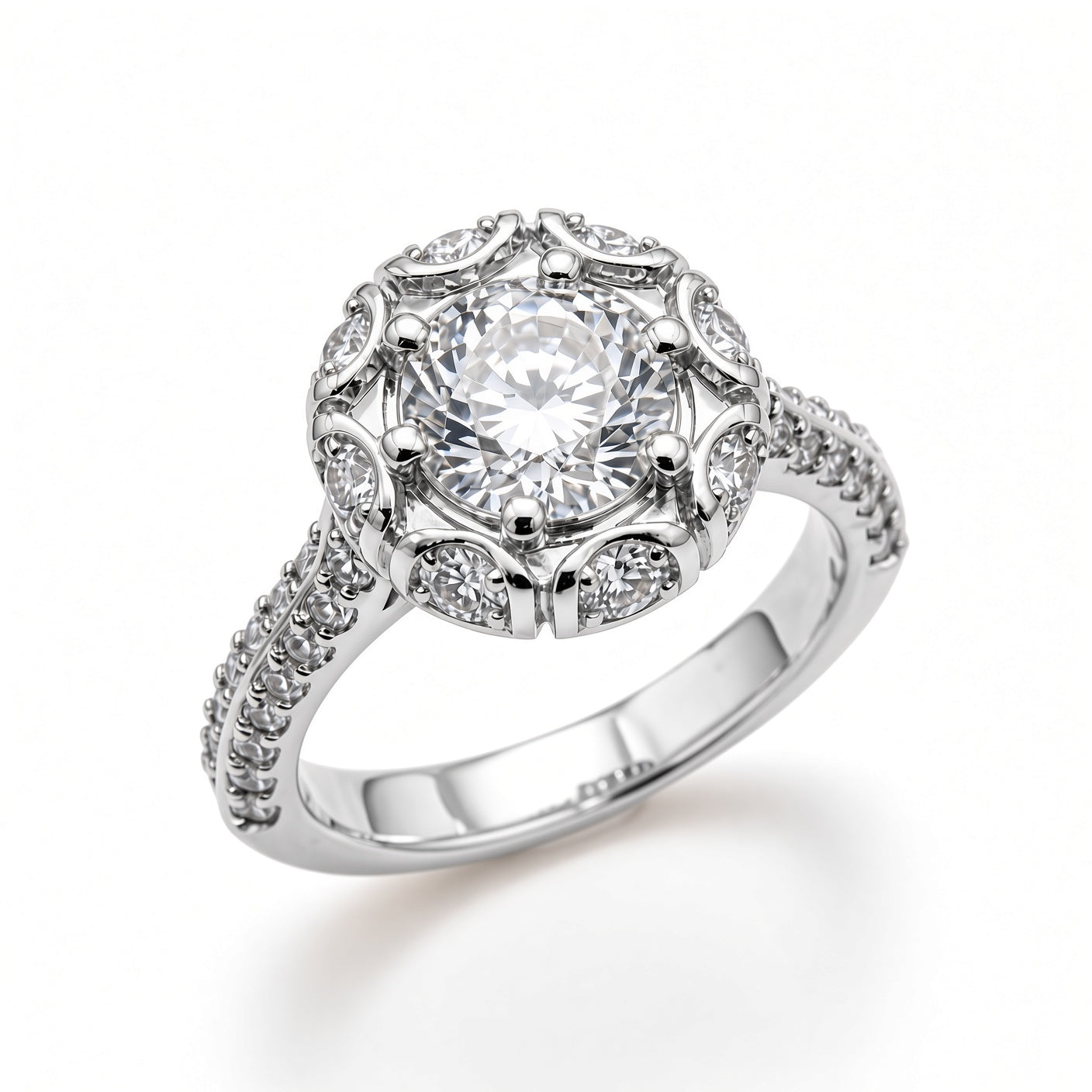 The Cloud Bridal Engagement Ring