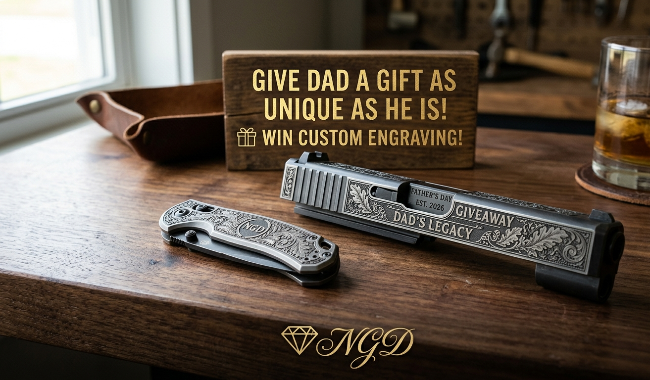 Father's Day Gun and Knife Engraving Giveaway!