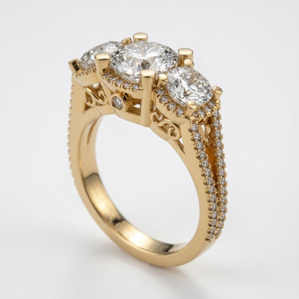 The Crest Engagement Ring