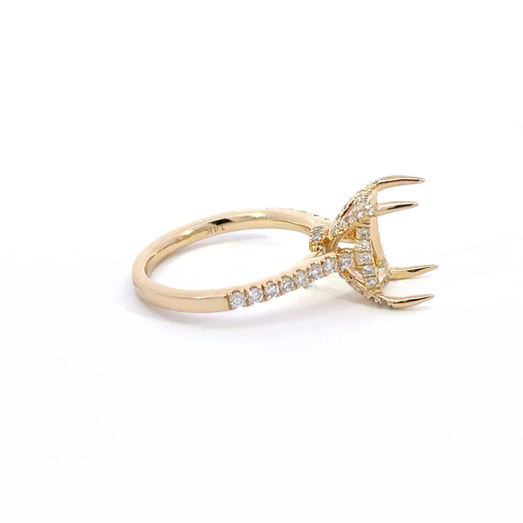 Ara Crown Lab Grown Semi-Mount Engagement Ring