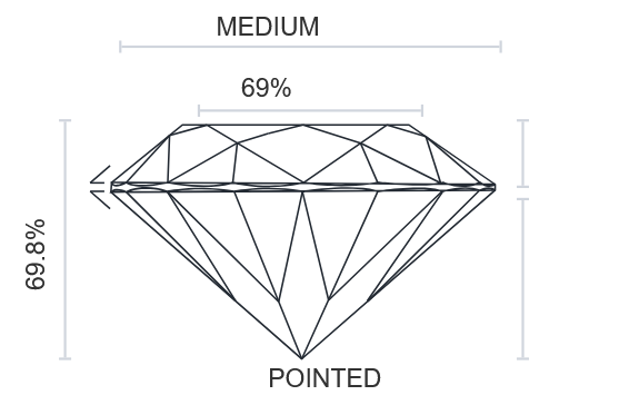 IGI 1.51CT E VS2 Princess Cut Lab-Grown Diamond