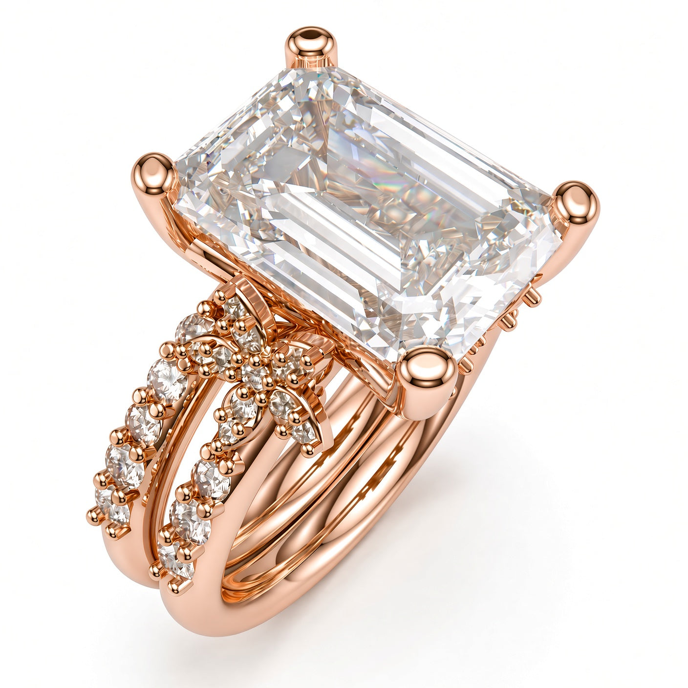 The Wildflower Bridal Engagement Ring