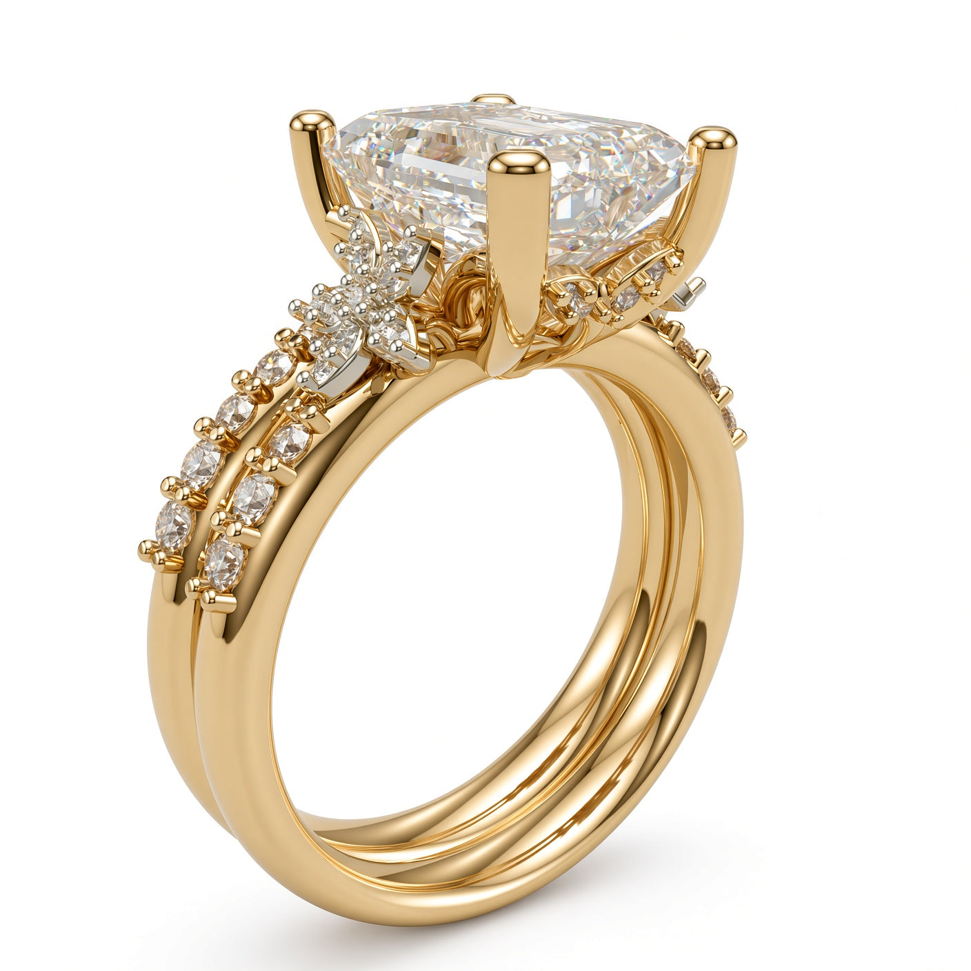 The Wildflower Bridal Engagement Ring
