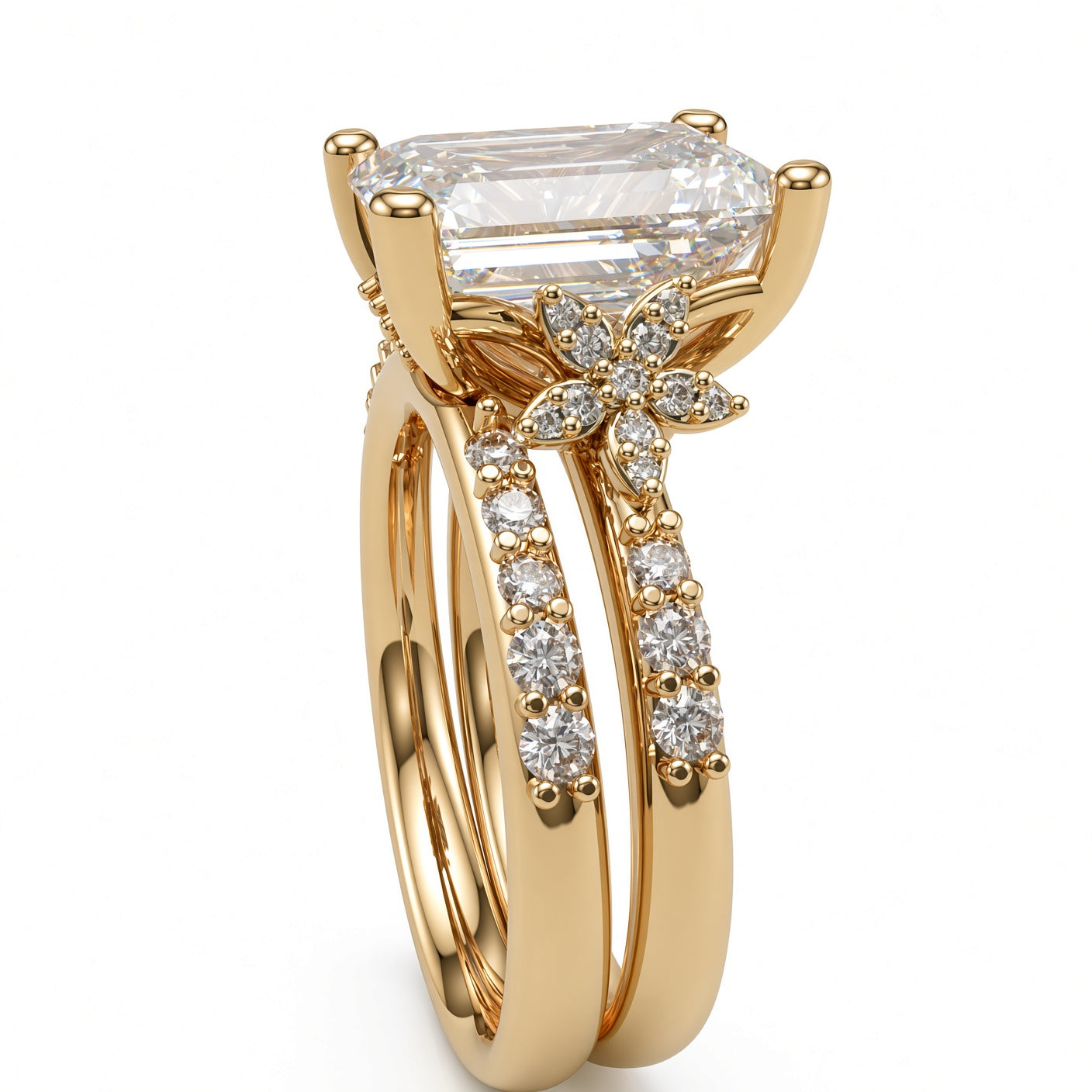 The Wildflower Bridal Engagement Ring