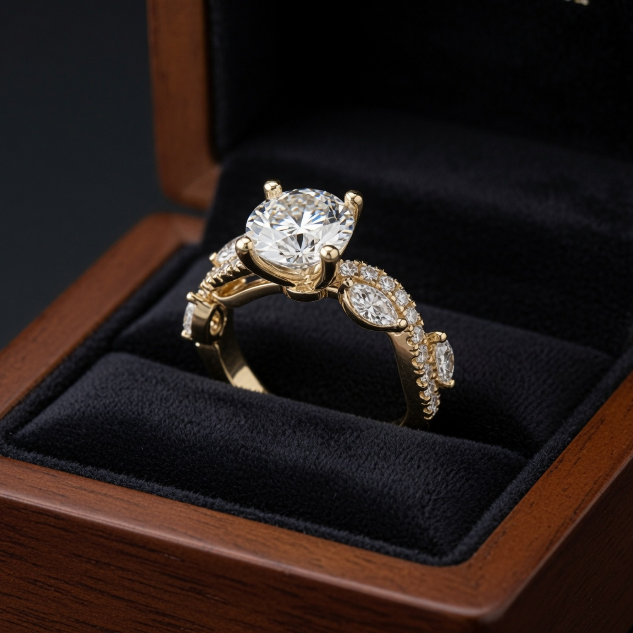 The River Engagement Ring