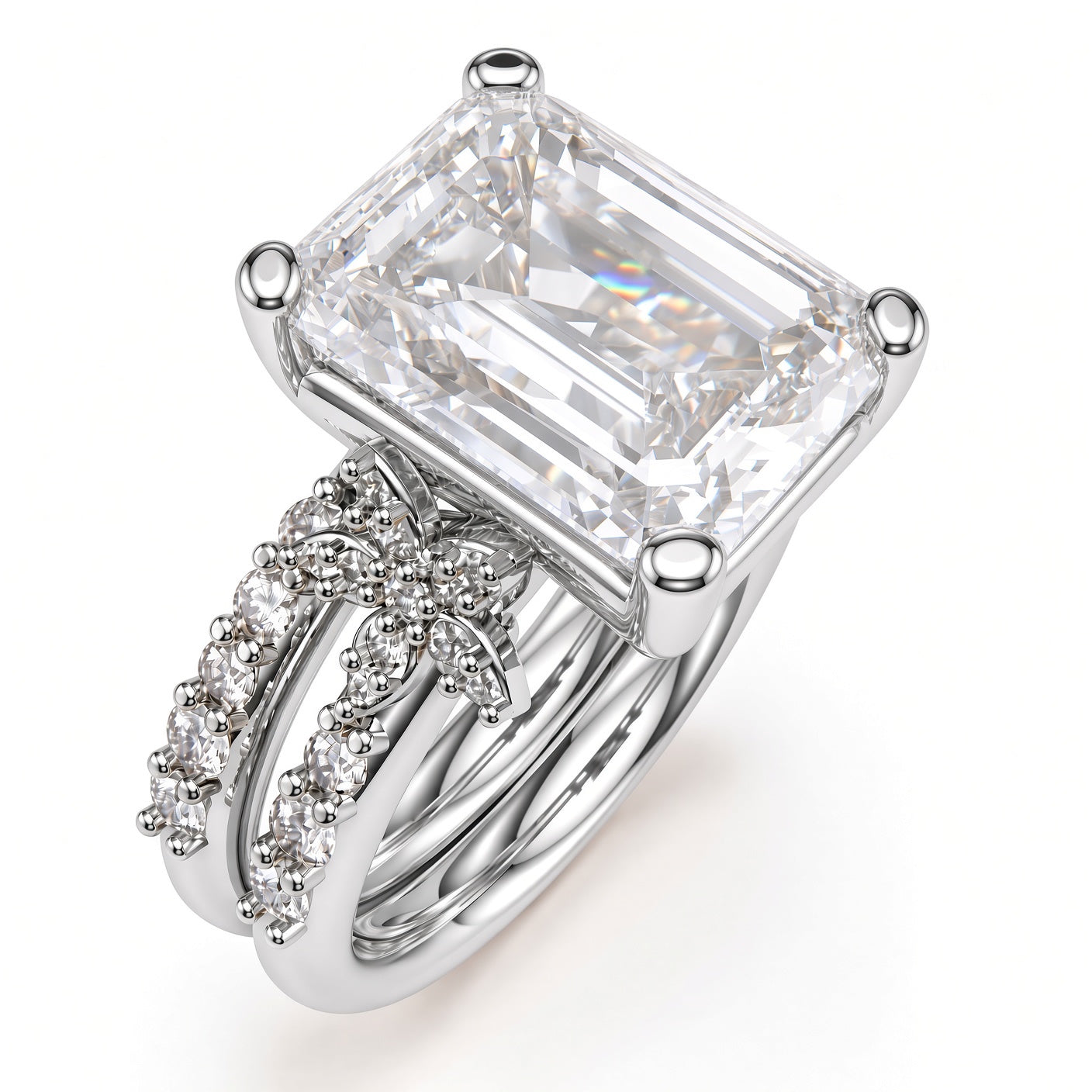 The Wildflower Bridal Engagement Ring